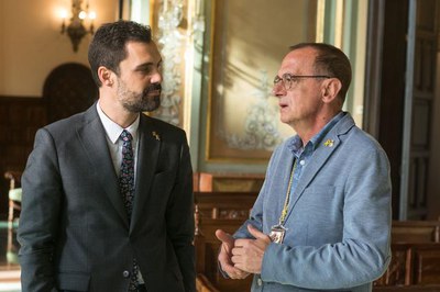 Torrent i Pueyo, avui al Saló de Plens.