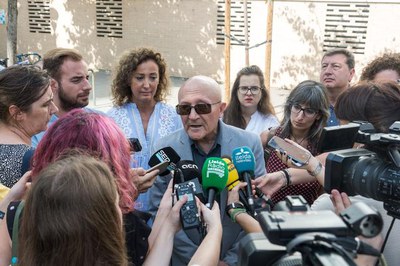 Currià ha atès als mitjans de comunicació.