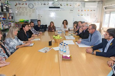 Pueyo i Bargalló han mantingut una reunió amb els equips directius de Pinyana i Balàfia.
