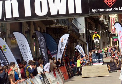 La meta està ubicada al final del carrer Cavallers.