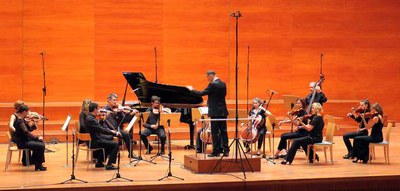 Robert Faltus ha dirigit el concert de cloenda a l'Auditori Municipal.