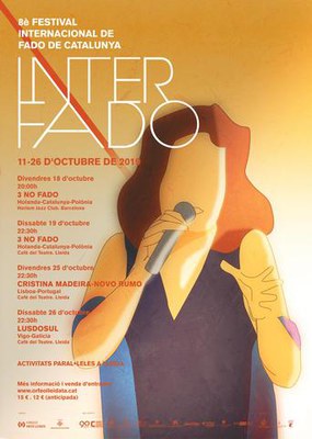 Cartell del 8è Festival Internacional de Fado de Catalunya.