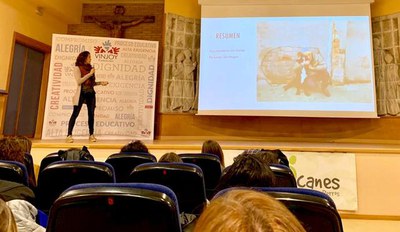 Presentació del projecte "Guau" a Oviedo, a les VI Jornades d’Intervencions Assistides amb Animals.