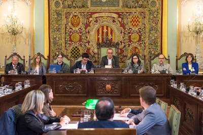 El paer en cap, Miquel Pueyo, ha presidit la sessió.