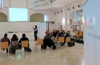 Quarta reunió de Ciutats Educadores sobre els objectius de desenvolupament sostenible amb la implicació de la infància.
