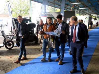 El primer tinent d'alcalde, Toni Postius, ha participat avui en la visita a Municipàlia.