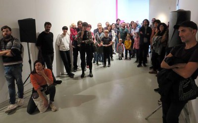 Un bon nombre d'amants de l'art s'han donat cita aquest matí a la Panera.