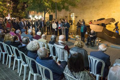 L'acte d'homenatge ha tingut lloc a l'avinguda de Blondel, on hi ha l'escultura de record al Liceu Escolar.
