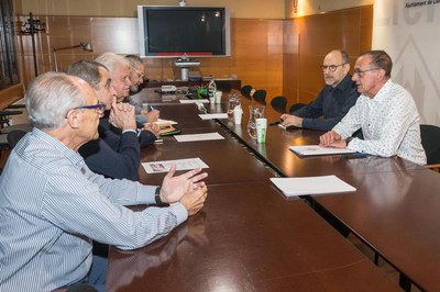 La Fundació Joan Oró ha presentat la nova junta a l'Ajuntament de Lleida..
