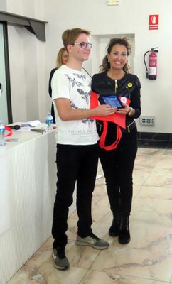 Marc Vallverdú s'ha endut el segon premi.