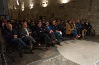 L'acte commemora el 312 aniversari de la caiguda de Lleida el 1707.