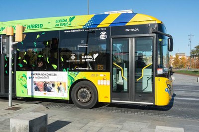 Presentació de la campanya “PetjadaIMO”, que serà visible, entre d’altres suports, als autobusos..