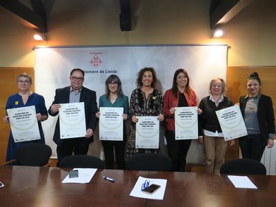 La presentació del Dia per la Reforma Horària ha comptat amb representants d'Slow-Shop, Pimec i FECOM..