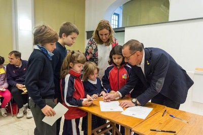 Miquel Pueyo: “Aquest acte evidencia el compromís de Lleida i de la Paeria pel futur del planeta”.