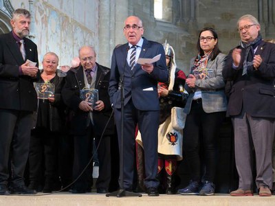 El moment més emotiu, el record pels associats traspassats a l'hora de fer el reconeixement a aquells que hi són des del primer dia.