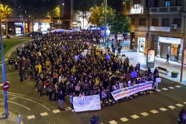 La manifestació del 25N a Lleida