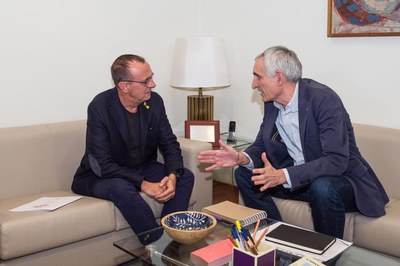 Trobada per reforçar llaços entre les dues institucions..