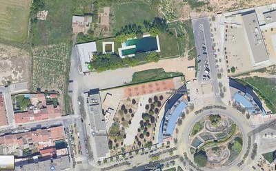 Vista aèria del punt on està prevista l'actuació.