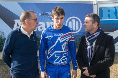 Miquel Pueyo, Álex Márquez i Sergio González.