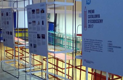 Exposició a l'Escola d’Art Municipal sobre els productes presentats als Premis Catalunya Ecodisseny, convocats pel Departament de Territori i Sosteni….
