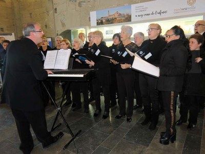 La Coral Clavellina de Torrefarrera ha interpretat dues nadales.