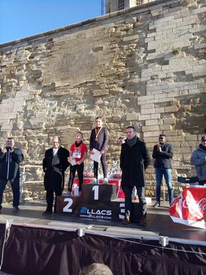 Durant la jornada atlètica, el tinent d'alcalde Paco Cerdà i el regidor Sergio González han participat en lliuraments de premis.