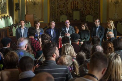 El paer en cap ha adreçat unes paraules als assistents.