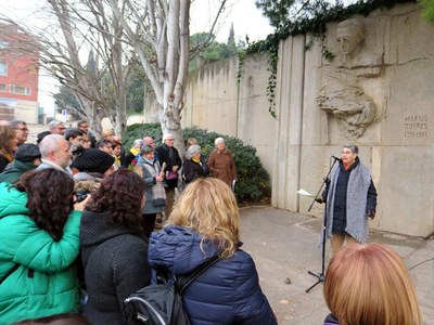 Pepa Bosch ha anat presentant rapsodes i texts.