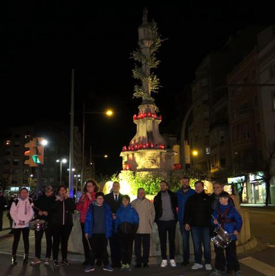 Els regidors Joan Ramon Castro i Ignasi Amor han assistit a l'acte, acompanyant els dirigents veïnals i el president de l'Agrupació Cultural els Page….