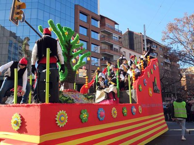 El primer premi del concurs de carrosses ha estat per la partida de Vallcalent.