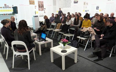 Una seixantena de tècnics i professionals s'han aplegat avui a la Panera en aquests 'Laboratoris Extitucionals'.