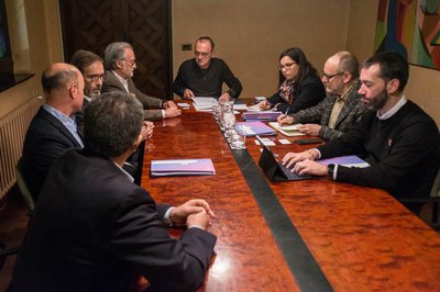 La reunió entre la Paeria i Eurecat..