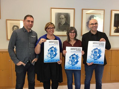 La regidoria d'Educació Sandra Castro ha presidit la presentació..