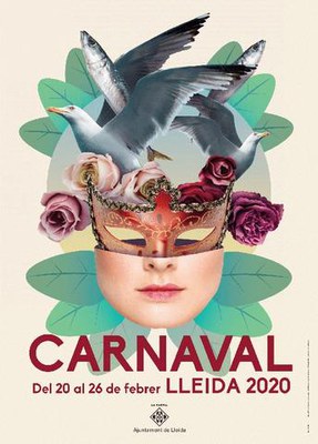 Cartell del Carnaval de Lleida 2020. És obra de l’estudiant del CFGS de Gràfica Publicitària de l’Escola Municipal de Belles Arts de Lleida (EAM), Mi….