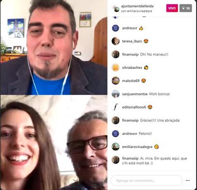 Dins del programa de Sant Jordi 2020 de la Paeria s'ha presentat l'obra " En Família", de Pere Rovira..