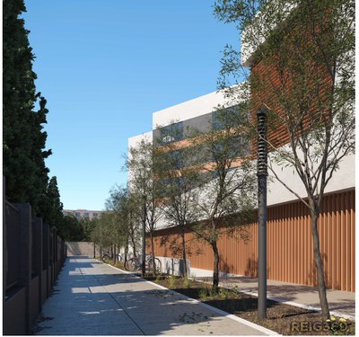 El pla inclou la realització d'un nou vial entre Avda.Rovira Roure i el carrer Màrius Torres..