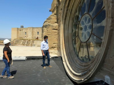 La contemplació del rosetó de la Seu Vella, una oportunitat única.