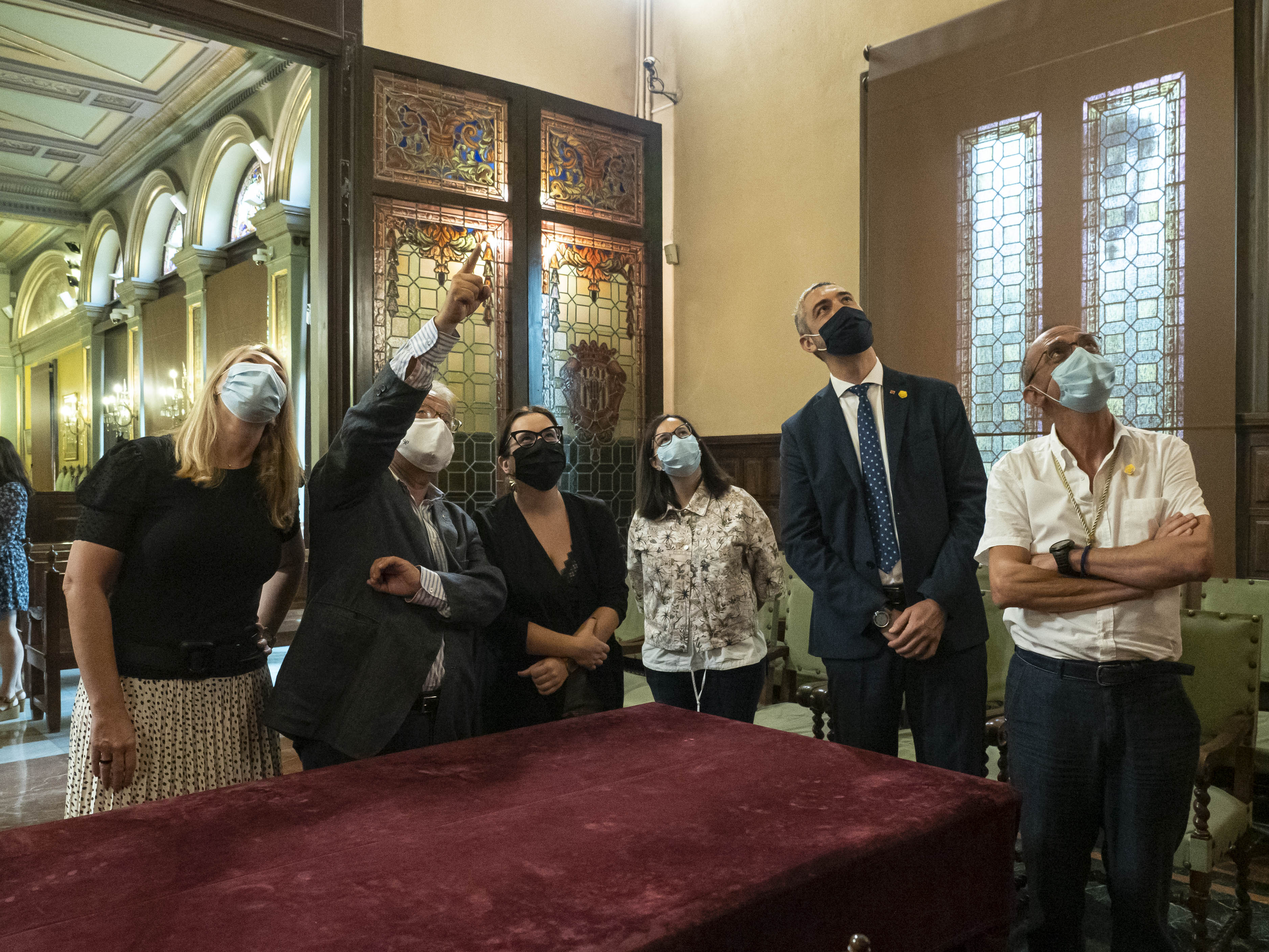 Visita del conseller Bernat Solé a la Paeria