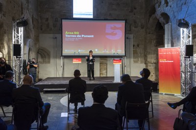 L'acte ha tingut lloc a la sala de la Canonja de la Seu Vella.