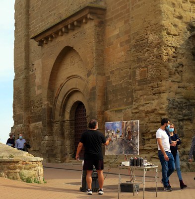 L'entorn de la Seu Vella ha acollit el XX Concurs de Pintura  Ràpida.