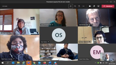 Trobada tècnica sobre la gestió del pla del verd, celebrada la setmana passada.