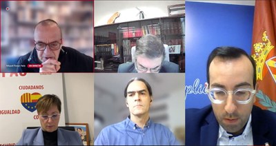 Un moment de la sessió d'avui.