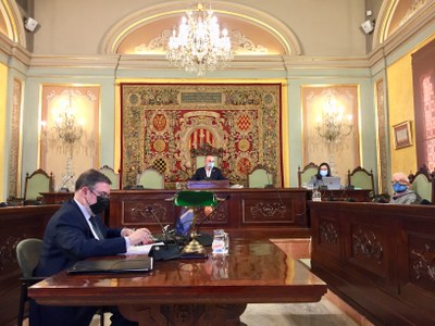 Avui ha estat el darrer dia on el ple ha estat assistit pel secretari general, Jesús Gutiérrez, que es jubila..