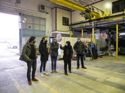 L'espai acull actualment 14 projectes de creació.