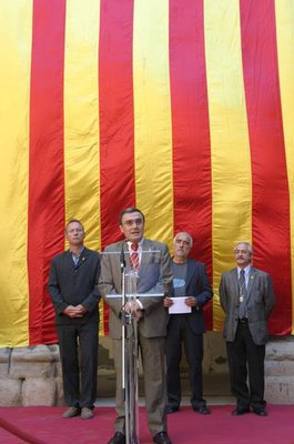 Acte institucional al Claustre del Roser.