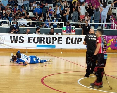 Els jugadors del Llista celebren un dels gols.