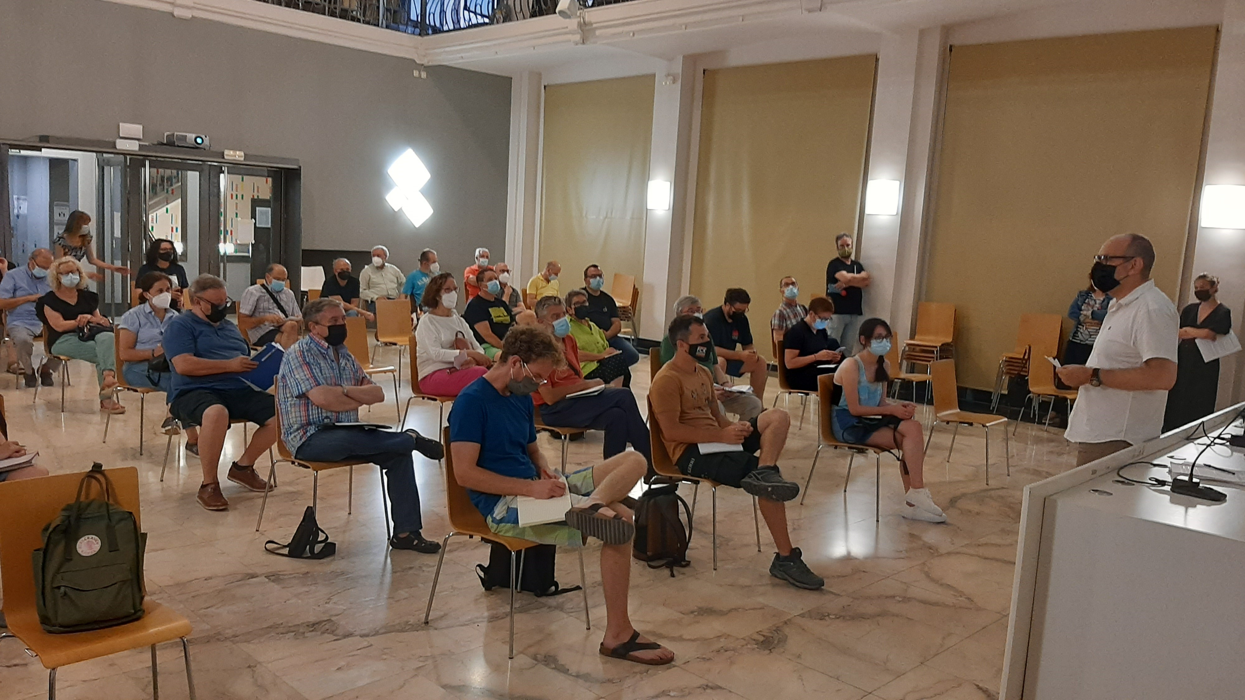 El regidor de Cultura,  Jaume Rutllant, ha presidit la sessió informativa.