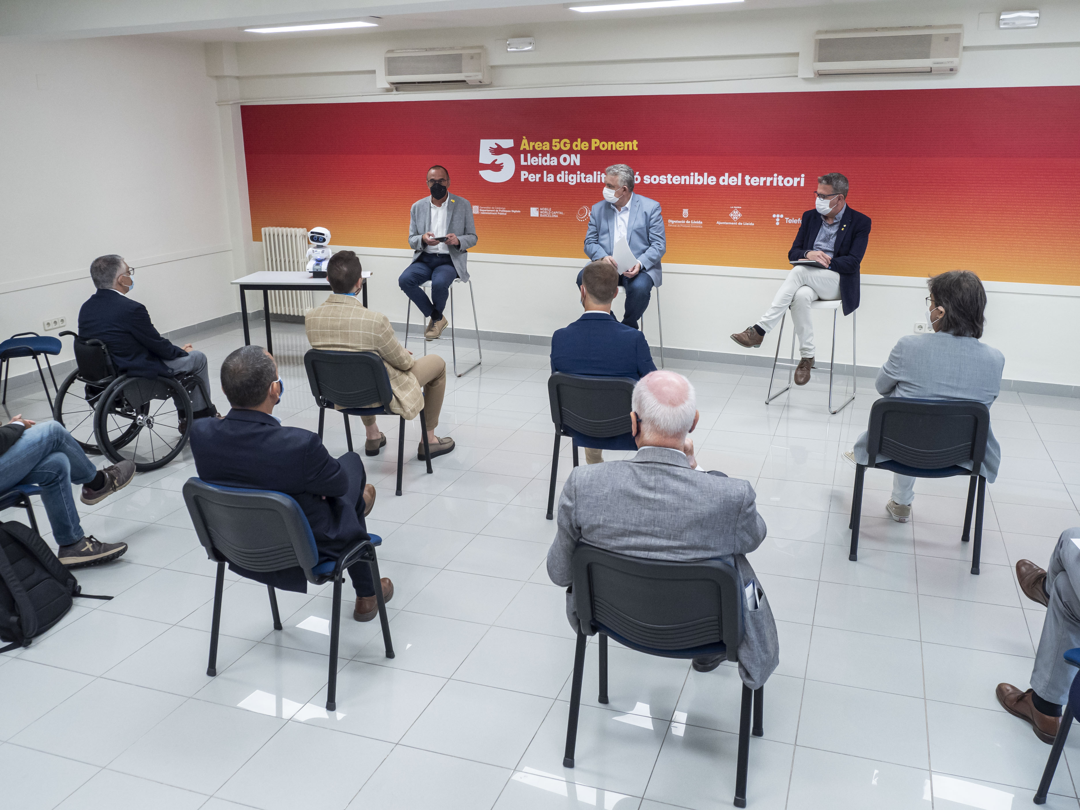 Paeria, Diputació i Cambra de Comerç han presidit l'acte.