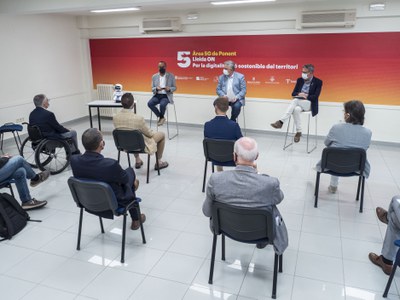 Paeria, Diputació i Cambra de Comerç han presidit l'acte..