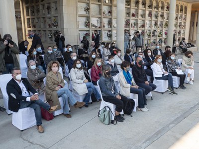 Diversos regidors de la Paeria i representants del món sanitari i d'entitats de la ciutat han assistit a l'act per conèixer el nou espai Empremtes al….
